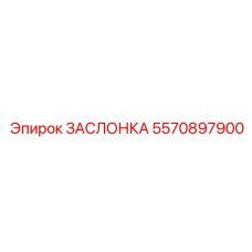 5570897900 ЗАСЛОНКА Epiroc