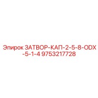 9753217728 ЗАТВОР-КАП-2-5-8-ODX-5-1-4 Epiroc