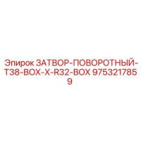 9753217859 ЗАТВОР-ПОВОРОТНЫЙ-T38-BOX-X-R32-BOX Epiroc