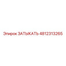4812313265 ЗАТЫКАТЬ Epiroc