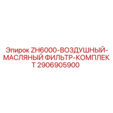 2906905900 ZH6000-ВОЗДУШНЫЙ-МАСЛЯНЫЙ ФИЛЬТР-КОМПЛЕКТ Epiroc