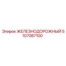 5107087100 ЖЕЛЕЗНОДОРОЖНЫЙ Epiroc
