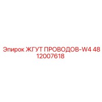 4812007618 ЖГУТ ПРОВОДОВ-W4 Epiroc