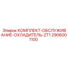 Оригинальный сервисный набор охладителя ZT1 арт. 2906001100 Epiroc
