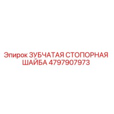 4797907973 ЗУБЧАТАЯ СТОПОРНАЯ ШАЙБА Epiroc