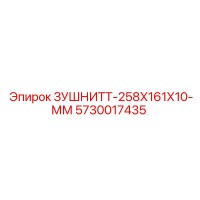 5730017435 ЗУШНИТТ-258Х161Х10-ММ Epiroc