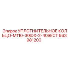 663981200 УПЛОТНИТЕЛЬНОЕ КОЛЬЦО-M110-30IDX-2-40SECT Epiroc
