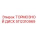 Вентилируемый тормозной диск 5112310969 Epiroc