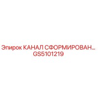 GS5101219 КАНАЛ СФОРМИРОВАН - Epiroc