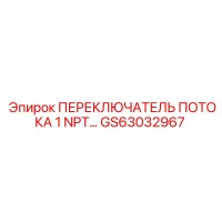 GS63032967 ПЕРЕКЛЮЧАТЕЛЬ ПОТОКА 1 NPT Epiroc