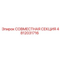 4812031716 СОВМЕСТНАЯ СЕКЦИЯ Epiroc