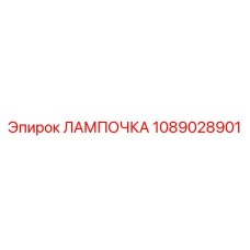1089028901 ЛАМПОЧКА Epiroc