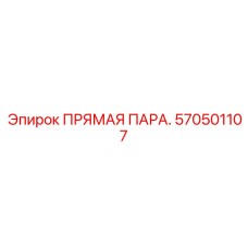 Прямая пара 570501107 для гидросистем буровых установок