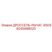 9245998020 ДРОССЕЛЬ-РЫЧАГ-6503 Epiroc