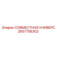 2657758302 СОВМЕСТНАЯ УНИВЕРС | Epiroc