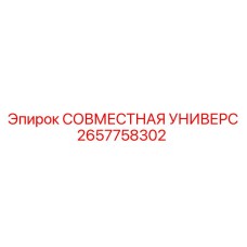 2657758302 СОВМЕСТНАЯ УНИВЕРС | Epiroc