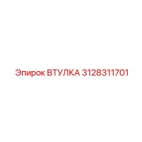 3128311701 ВТУЛКА Эпирок