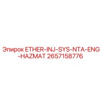 2657158776 ETHER-INJ-SYS-NTA-ENG-HAZMAT Epiroc