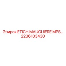 2236103430 ETICH.MAUGUIERE MPS Epiroc