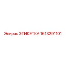 1613291101 ЭТИКЕТКА Epiroc