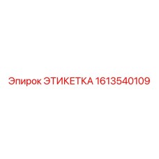 1613540109 ЭТИКЕТКА Epiroc