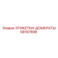 58197898 ЭТИКЕТКИ-ДОМКРАТЫ Epiroc