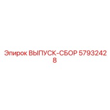 57932428 ВЫПУСК-СБОР Epiroc