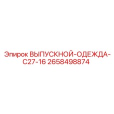 2658498874 ВЫПУСКНОЙ-ОДЕЖДА-C27-16 Epiroc