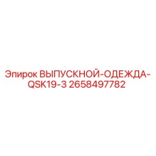 2658497782 ВЫПУСКНОЙ-ОДЕЖДА-QSK19-3 Epiroc