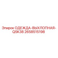 2658515198 ОДЕЖДА-ВЫХЛОПНАЯ-QSK38 Epiroc