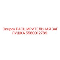 5580012789 РАСШИРИТЕЛЬНАЯ ЗАГЛУШКА Epiroc