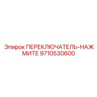 9710530600 ПЕРЕКЛЮЧАТЕЛЬ-НАЖМИТЕ Epiroc