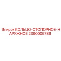 2390005786 КОЛЬЦО-СТОПОРНОЕ-НАРУЖНОЕ Epiroc
