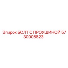 5730005823 БОЛТ С ПРОУШИНОЙ Epiroc