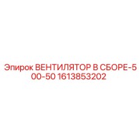 1613853202 ВЕНТИЛЯТОР В СБОРЕ-500-50 Epiroc