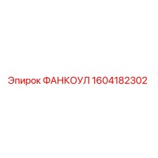 1604182302 ФАНКОУЛ Epiroc