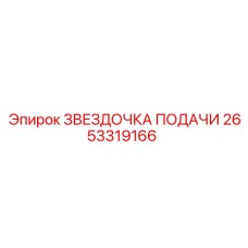 2653319166 ЗВЕЗДОЧКА ПОДАЧИ Epiroc