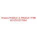 9753217894 FEMALE-X-FEMALE-THREAD Epiroc
