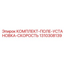 1310308139 КОМПЛЕКТ-ПОЛЕ-УСТАНОВКА-СКОРОСТЬ (Epiroc)