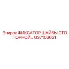 GS7106631 ФИКСАТОР ШАЙБЫ СТОПОРНОЙ Epiroc