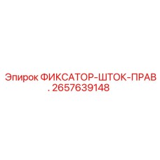 2657639148 ФИКСАТОР-ШТОК-ПРАВ. Epiroc