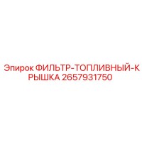 2657931750 ФИЛЬТР-ТОПЛИВНЫЙ-КРЫШКА Epiroc