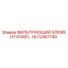 HC12467740 ФИЛЬТРУЮЩИЙ ЭЛЕМЕНТ КОМП… Epiroc
