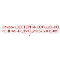 5750069857 ШЕСТЕРНЯ-КОЛЬЦО-КОНЕЧНАЯ-РЕДУКЦИЯ Epiroc