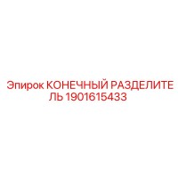 1901615433 КОНЕЧНЫЙ РАЗДЕЛИТЕЛЬ | Epiroc