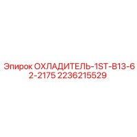 2236215529 ОХЛАДИТЕЛЬ-1ST-B13-62-2175 Epiroc