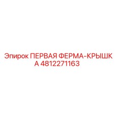 4812271163 ПЕРВАЯ ФЕРМА-КРЫШКА Epiroc
