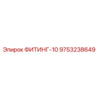 9753238649 ФИТИНГ-10 Эпирок