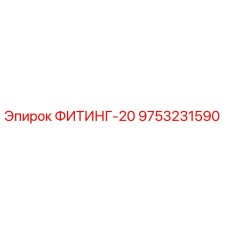 9753231590 ФИТИНГ-20 Epiroc