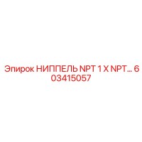 603415057 НИППЕЛЬ NPT 1 X NPT Epiroc